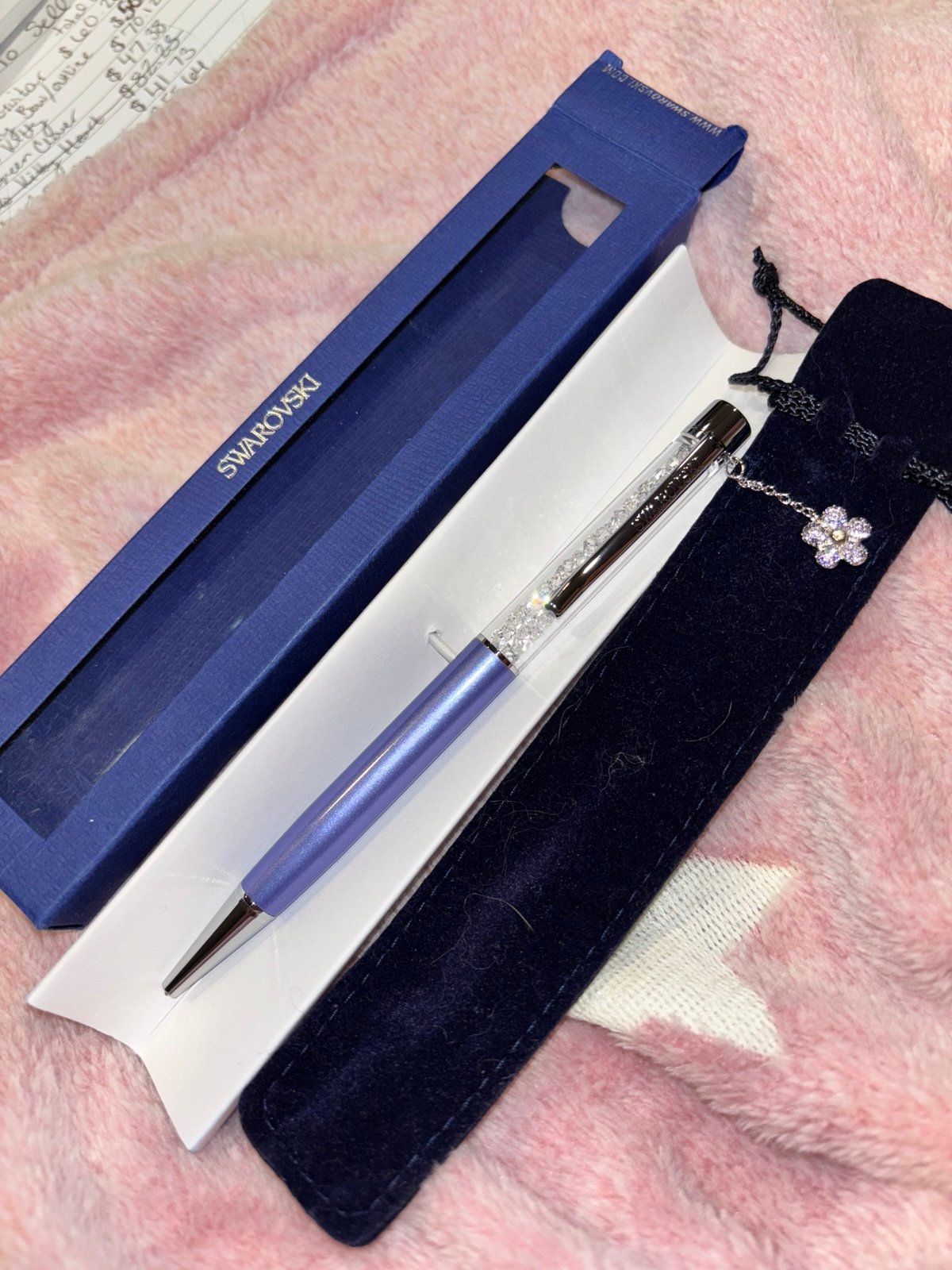 Swarovski Exclusive Retired SCS Crystal Ballpoint Pen 1079444