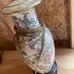 Vintage 1940s Hand Painted Asian Lamp
