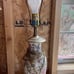Vintage 1940s Hand Painted Asian Lamp