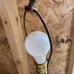 Vintage 1940s Hand Painted Asian Lamp