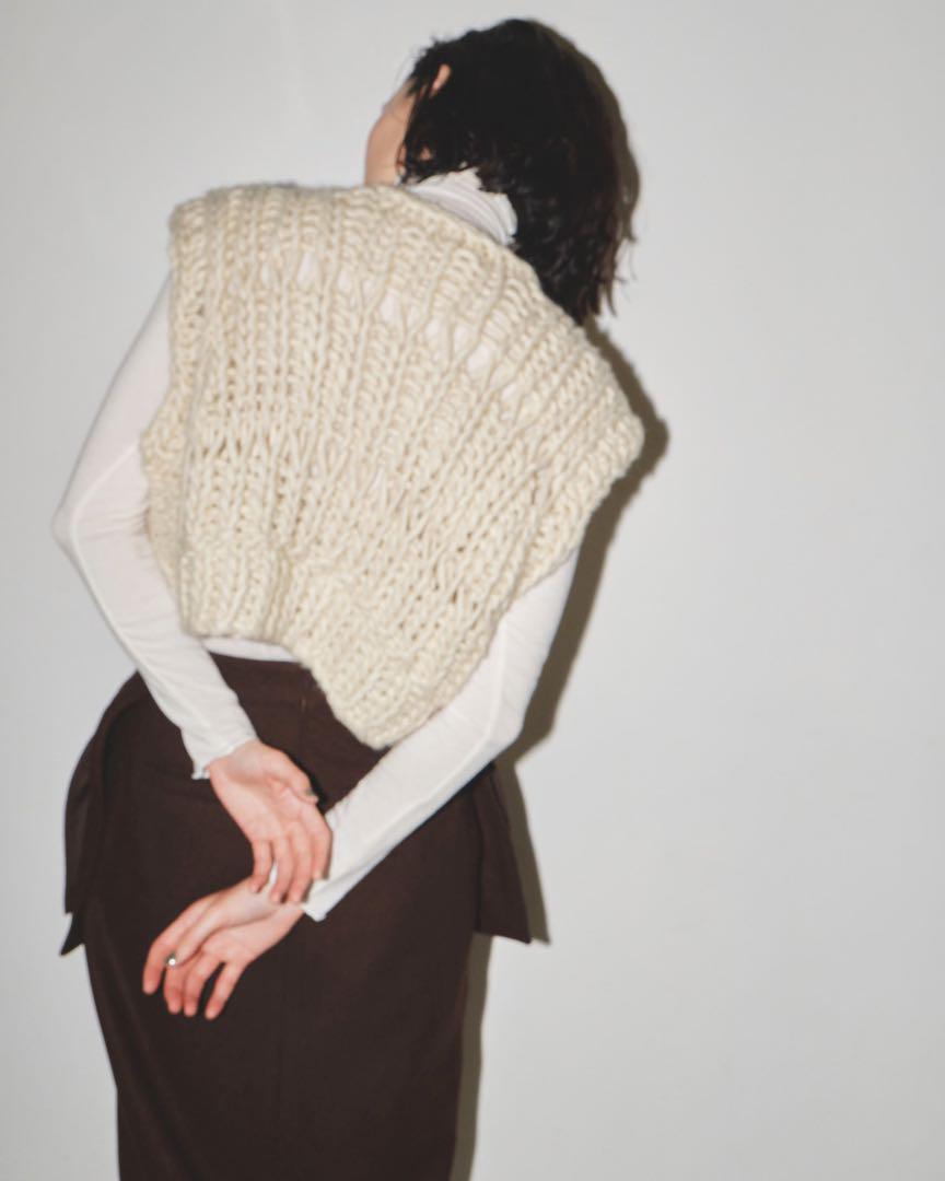 TODAYFUL / トゥデイフル】Chunky Hand Knitvest（ニット