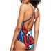 Stephen Sprouse usa Bikini One Piece Blue Red