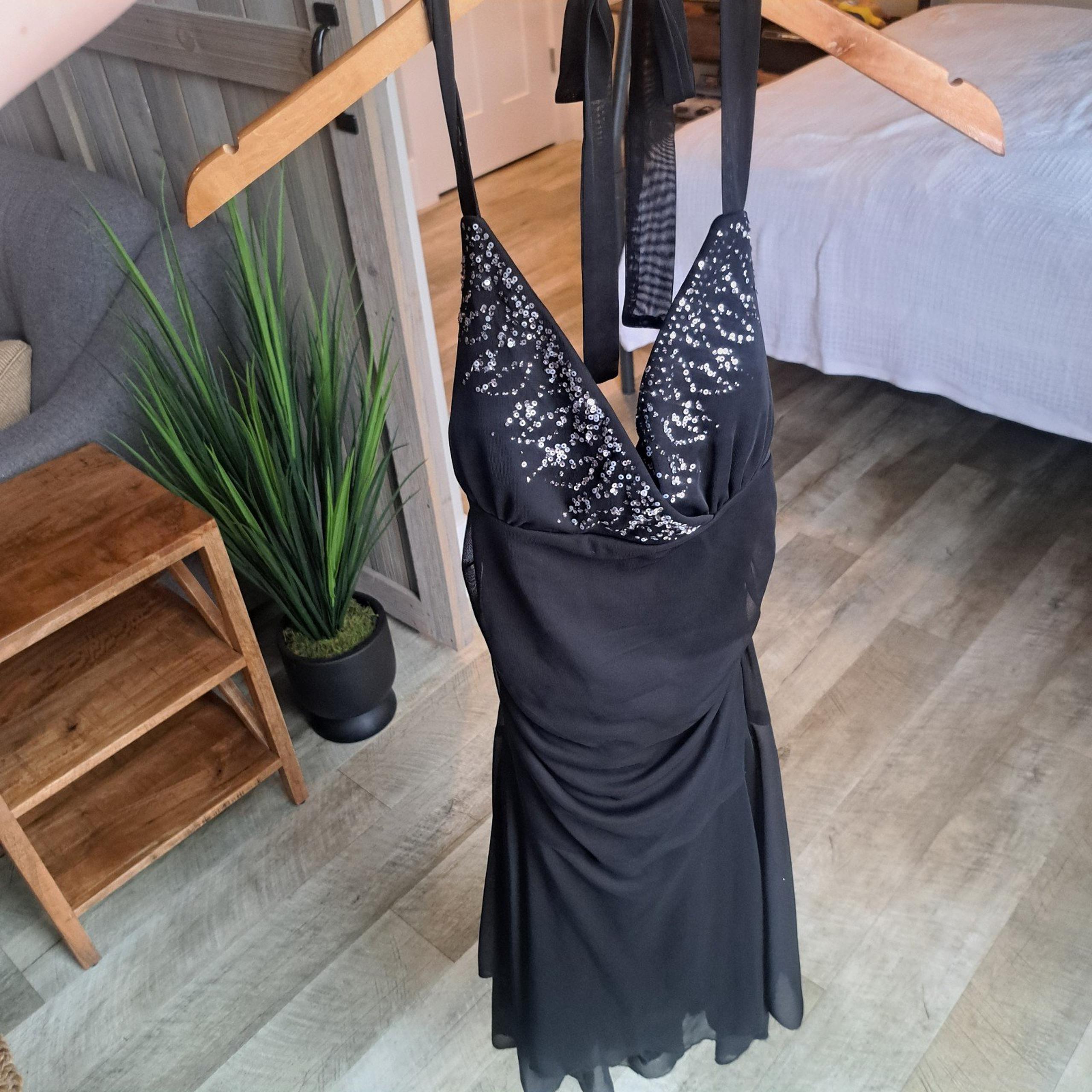 City Triangles Black XS dress y2k
