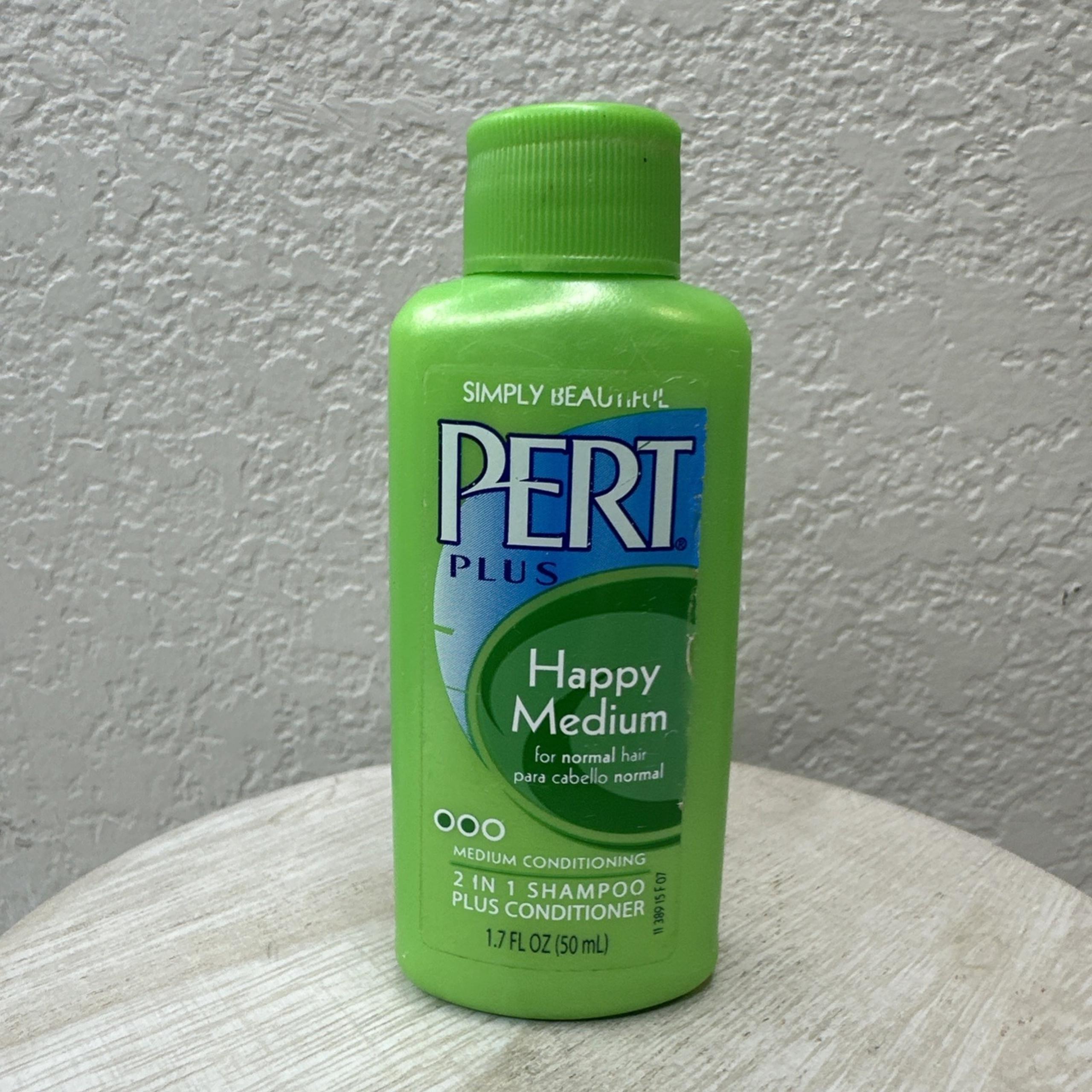 1 x Pert Plus Happy Medium 2 in 1 Shampoo & Conditioner 1.7Oz Med Conditioning