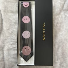 Kapital Silk Twill Smile Tie