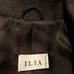 Vtg ILIA Italy grey wool pinstripe blaze