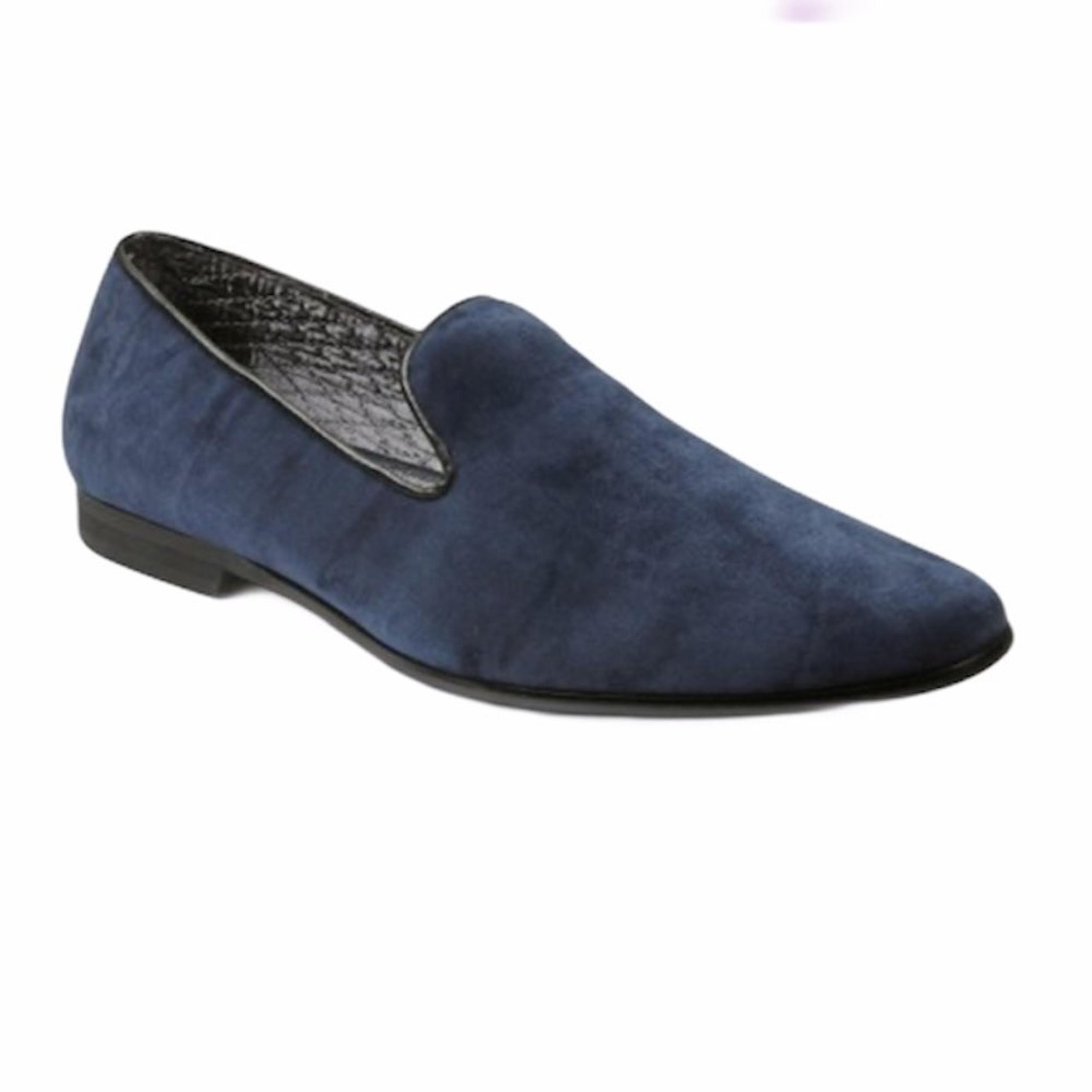 Giorgio Brutini velvet Navy Cress Loafer