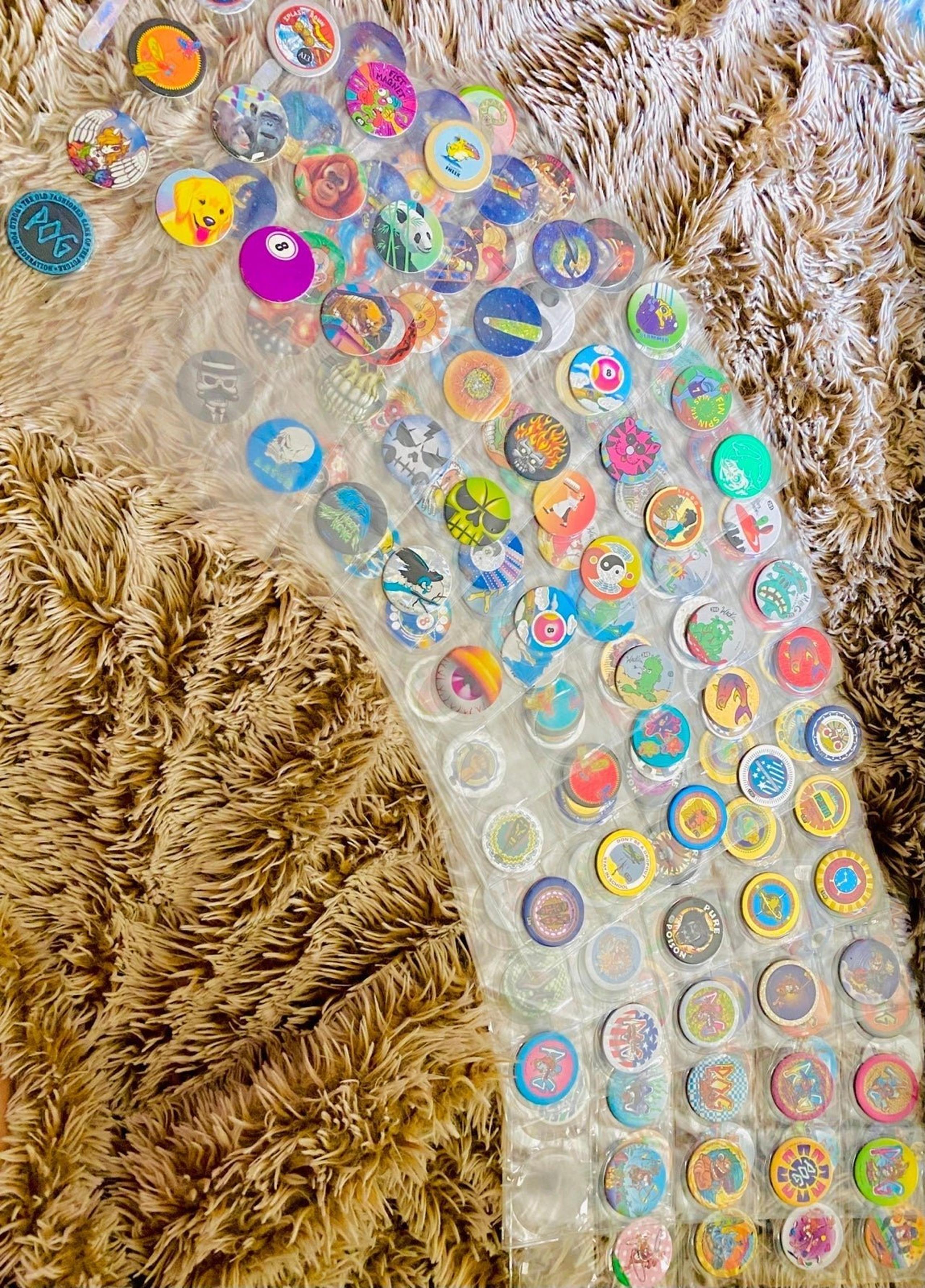 Lot of vintage Milk caps POG