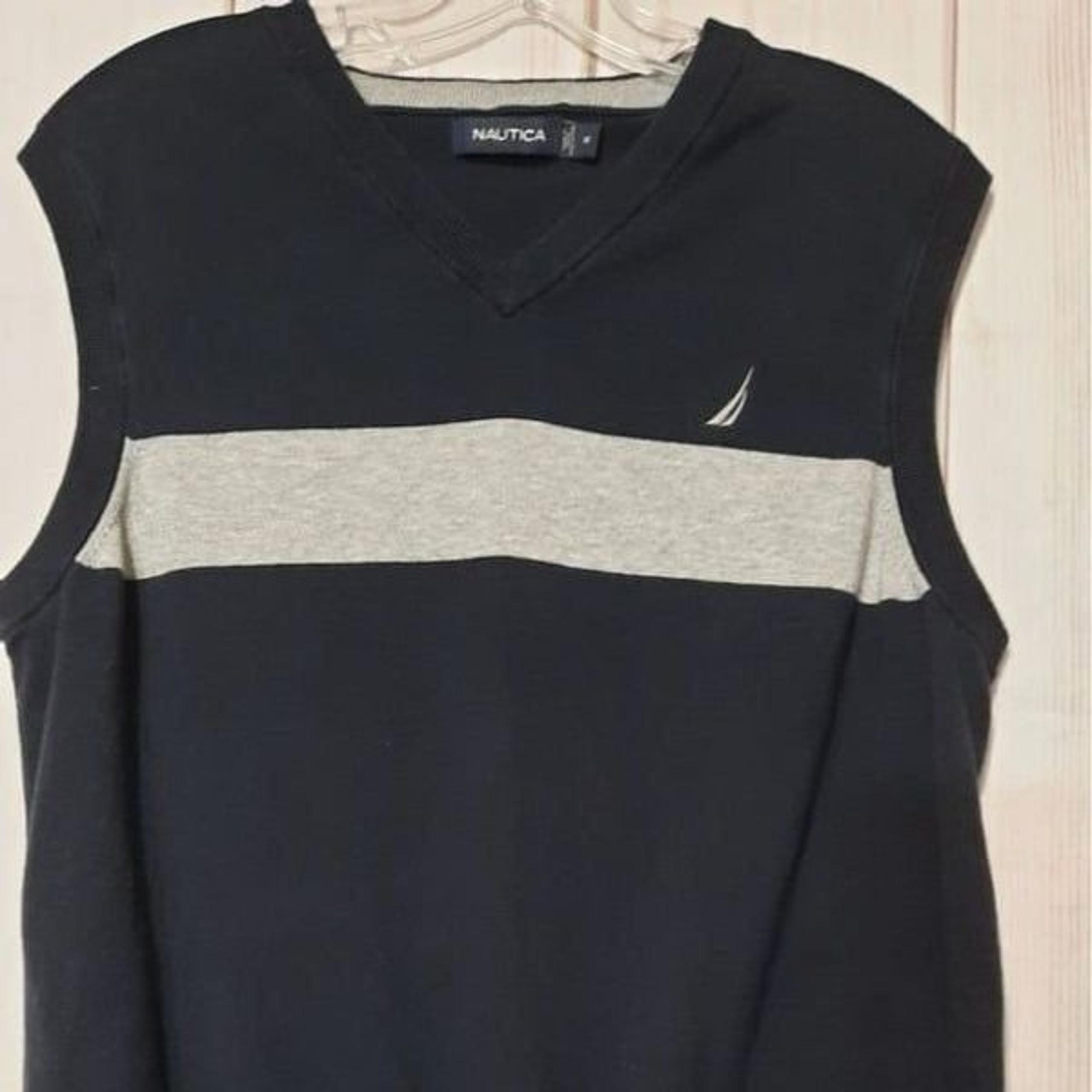 Nautica mens sleeveless sweater vest men's size M medium