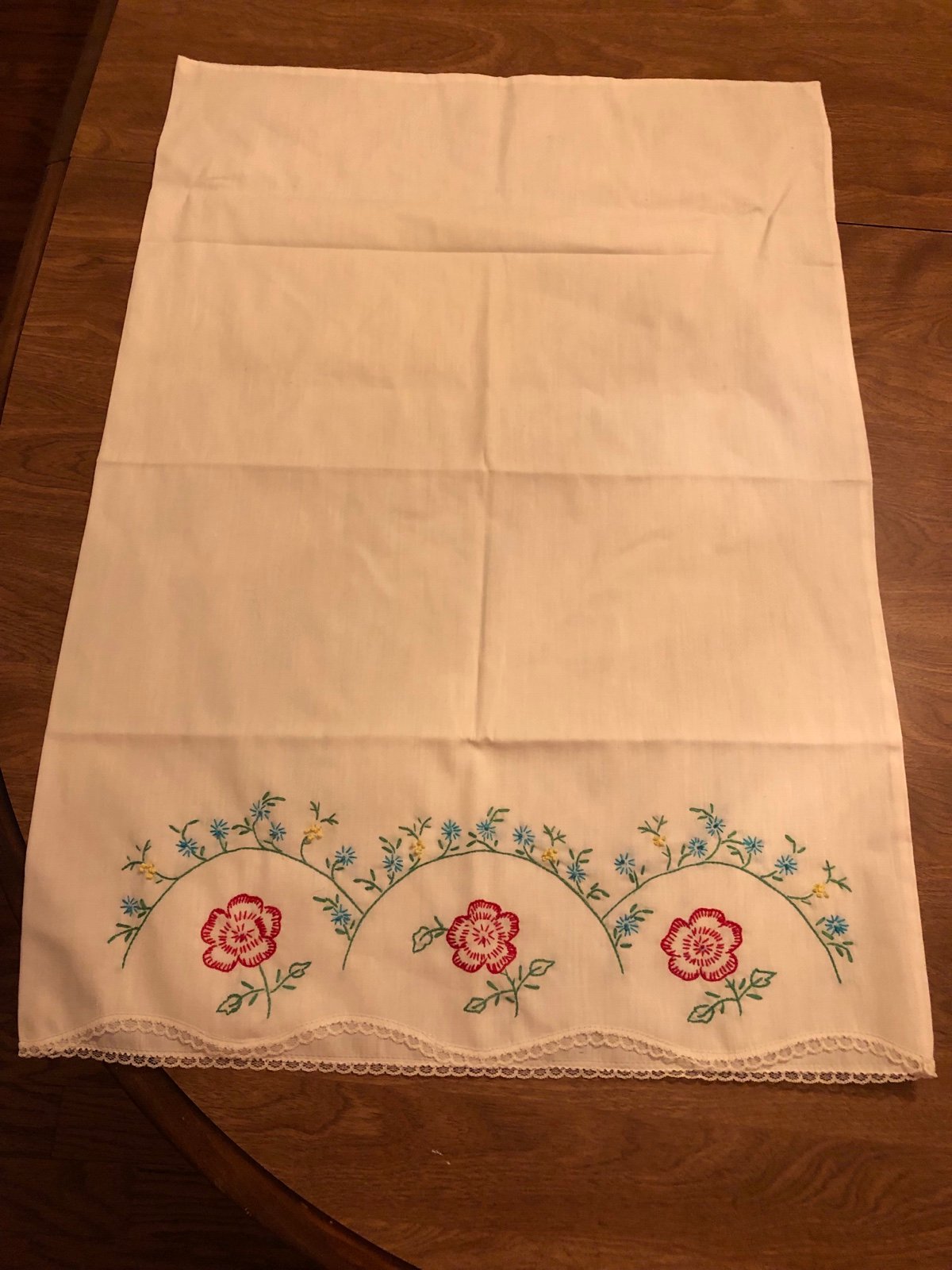 Vintage Embroidered Pillowcases