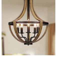 5-Light Farmhouse Chandelier