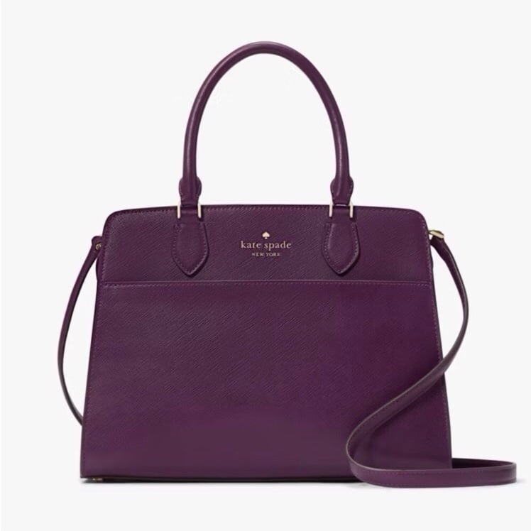Kate Spade Medium Satchel-Deep Plum