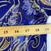 Alice+Olivia Dress Women Sz L Blue Cari Mosaic Paisley Off-Shoulder Fairy