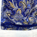 Alice+Olivia Dress Women Sz L Blue Cari Mosaic Paisley Off-Shoulder Fairy