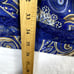 Alice+Olivia Dress Women Sz L Blue Cari Mosaic Paisley Off-Shoulder Fairy