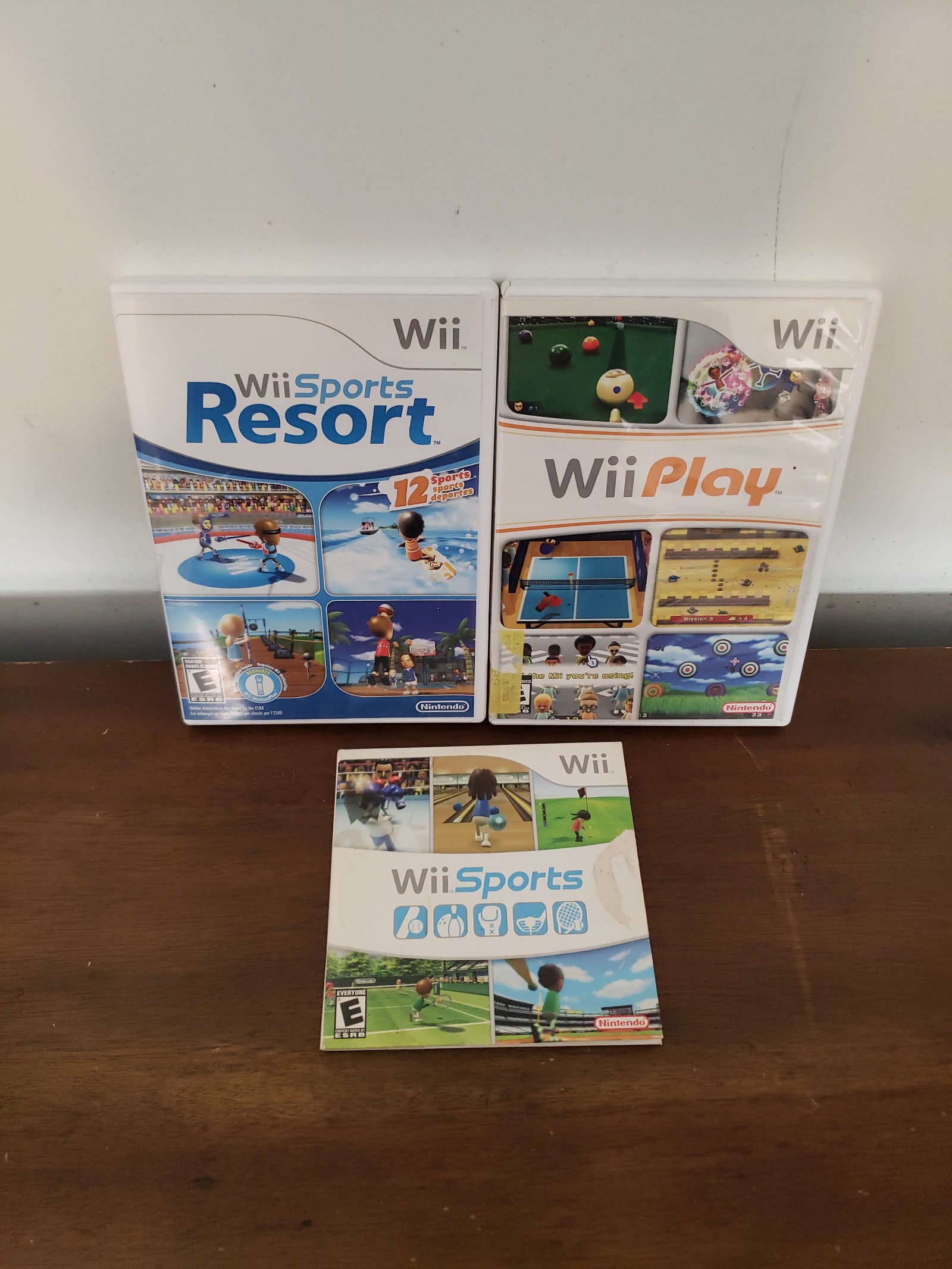 Wii Sports Resort, Wii Play and Wii Sports for Nintendo Wii