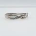 New Lovers Ring Two Lines Twisted CZ Wedding Men Ring, GPMB1438