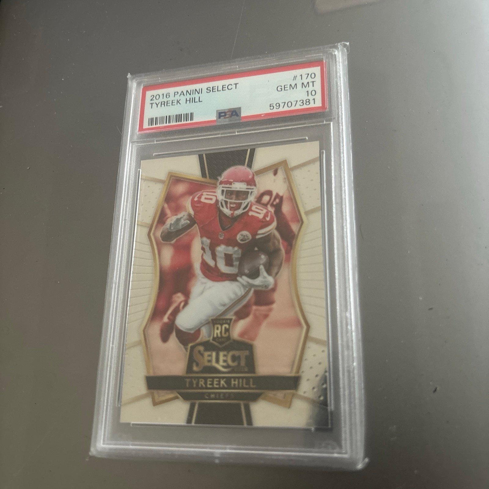 2016 Panini Select - #170 Tyreek Hill, Tyreek Hill (RC)