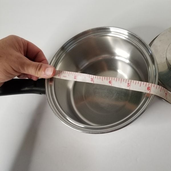 Vintage stainless steel sauce pan - www.h2scan.com