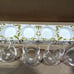 RARE!!! PATRON TEQUILA FOUR GLASS FLIGHT SET.