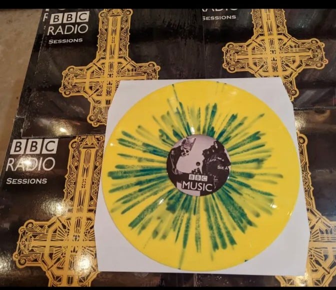 Ghost BBC Radio live yellow splatter vinyl