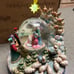 Jim Shore “Behold the Blessed Birth” musical water globe 2008