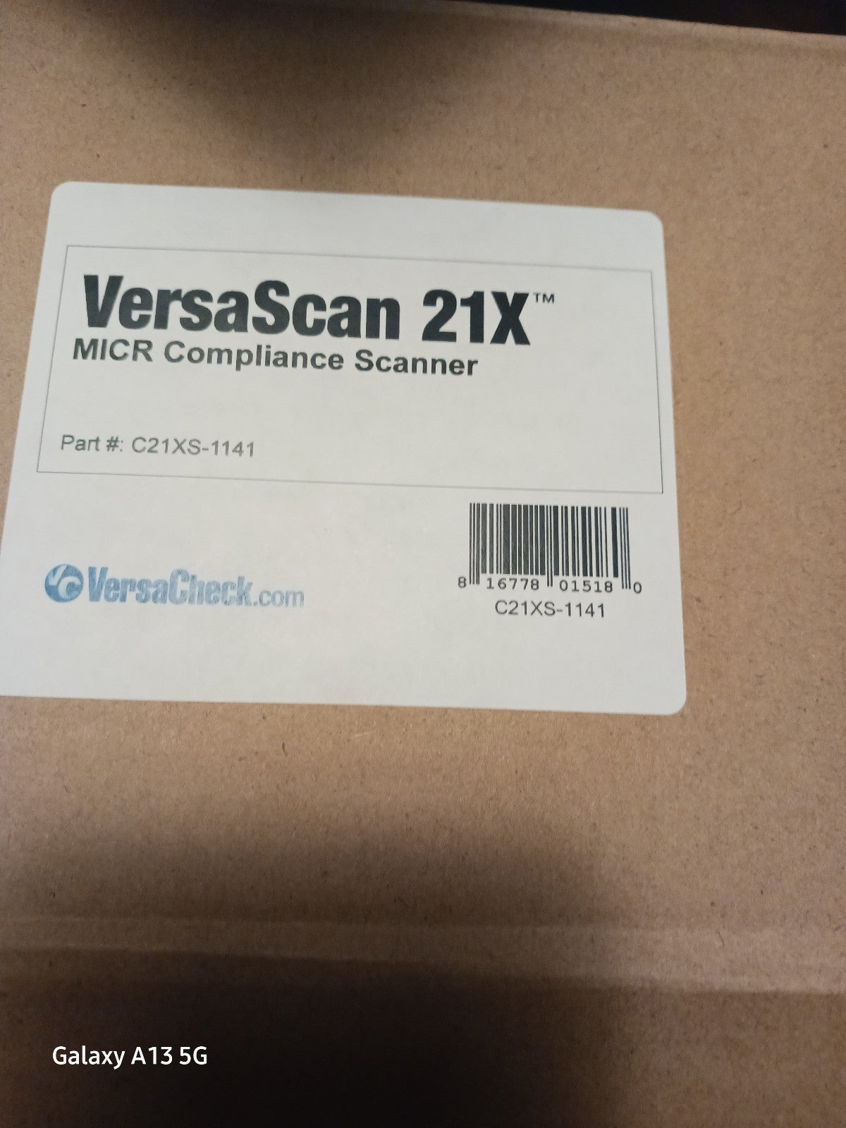 VersaScan 21x plus versa check starter pack and versa check X1 Gold retails 500