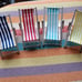 4 set 1/12 scale Dollhouse Beach ocean chair Set furniture