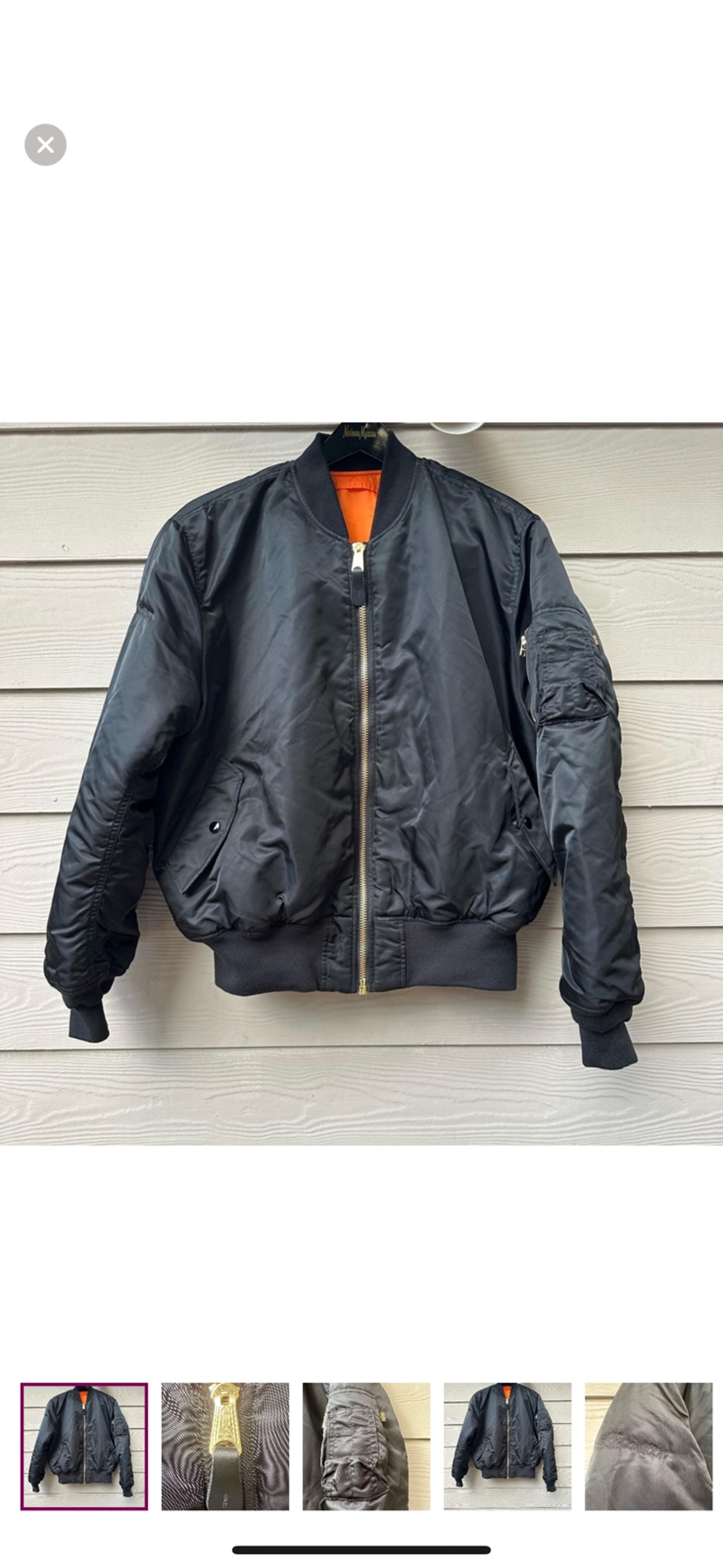 Alpha Industries Men's Ma-1 Flight Bomber Jacket