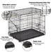 Metal Dog Crate, 24-inch-ADASD42