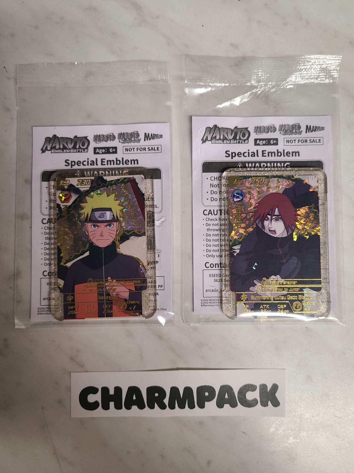 Naruto PU-09 & Nagato PU-08 - Naruto Emblem Battle
