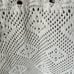 Free people beach beige crocheted knit mini cover up dress
