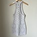 Free people beach beige crocheted knit mini cover up dress