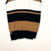 【GLOBAL WORK】 Sleeveless Summer Knit, Striped, Washable, Versatile