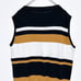 【GLOBAL WORK】 Sleeveless Summer Knit, Striped, Washable, Versatile