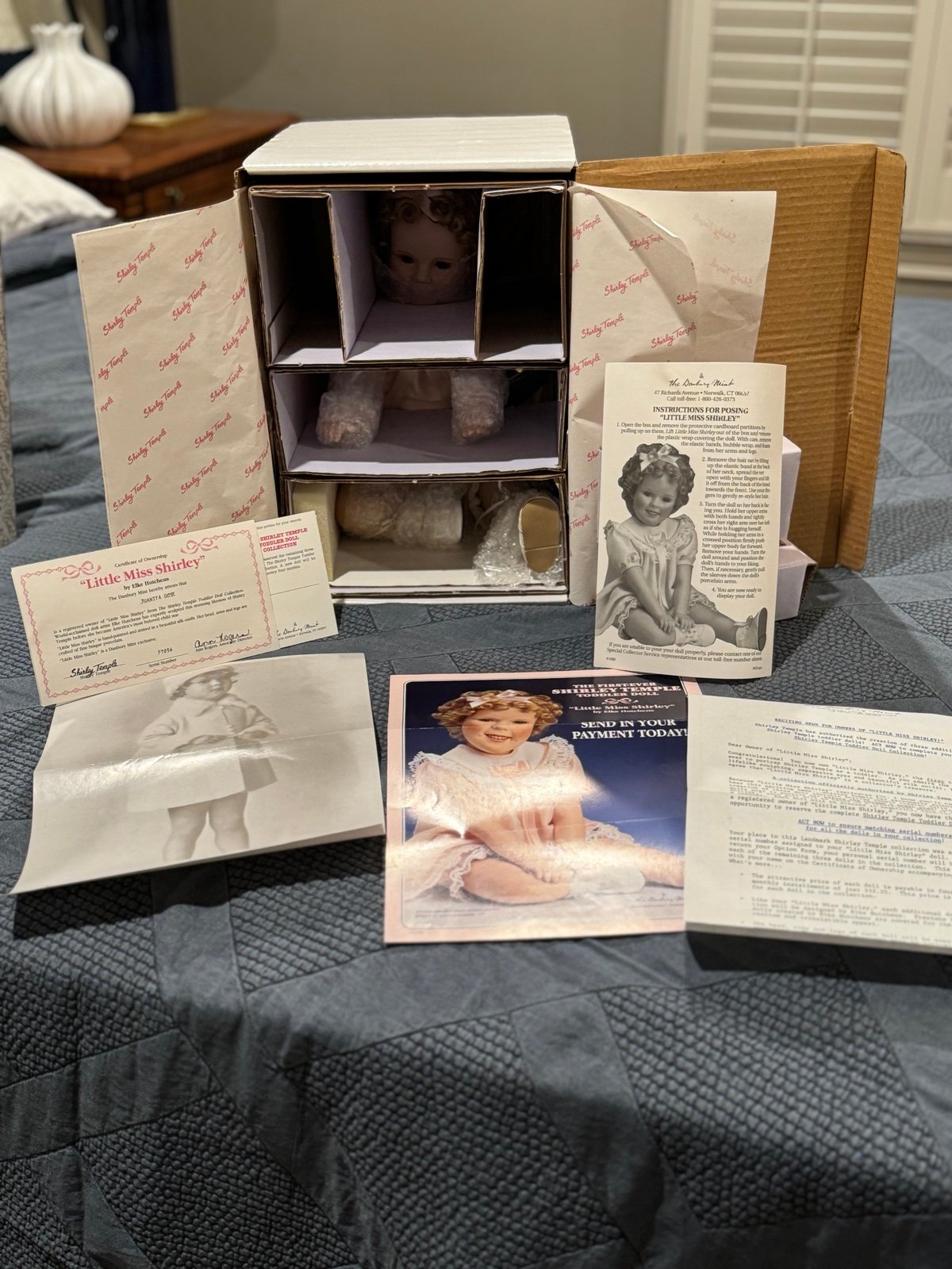 Shirley Timple 11 Inch mint doll
