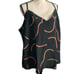 Amour Vert Barlow washable silk cami in caramel waves 2X