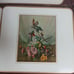 Vintage Cloverleaf Table Mats With Cork Back Set of 9 Made In England Org. Box