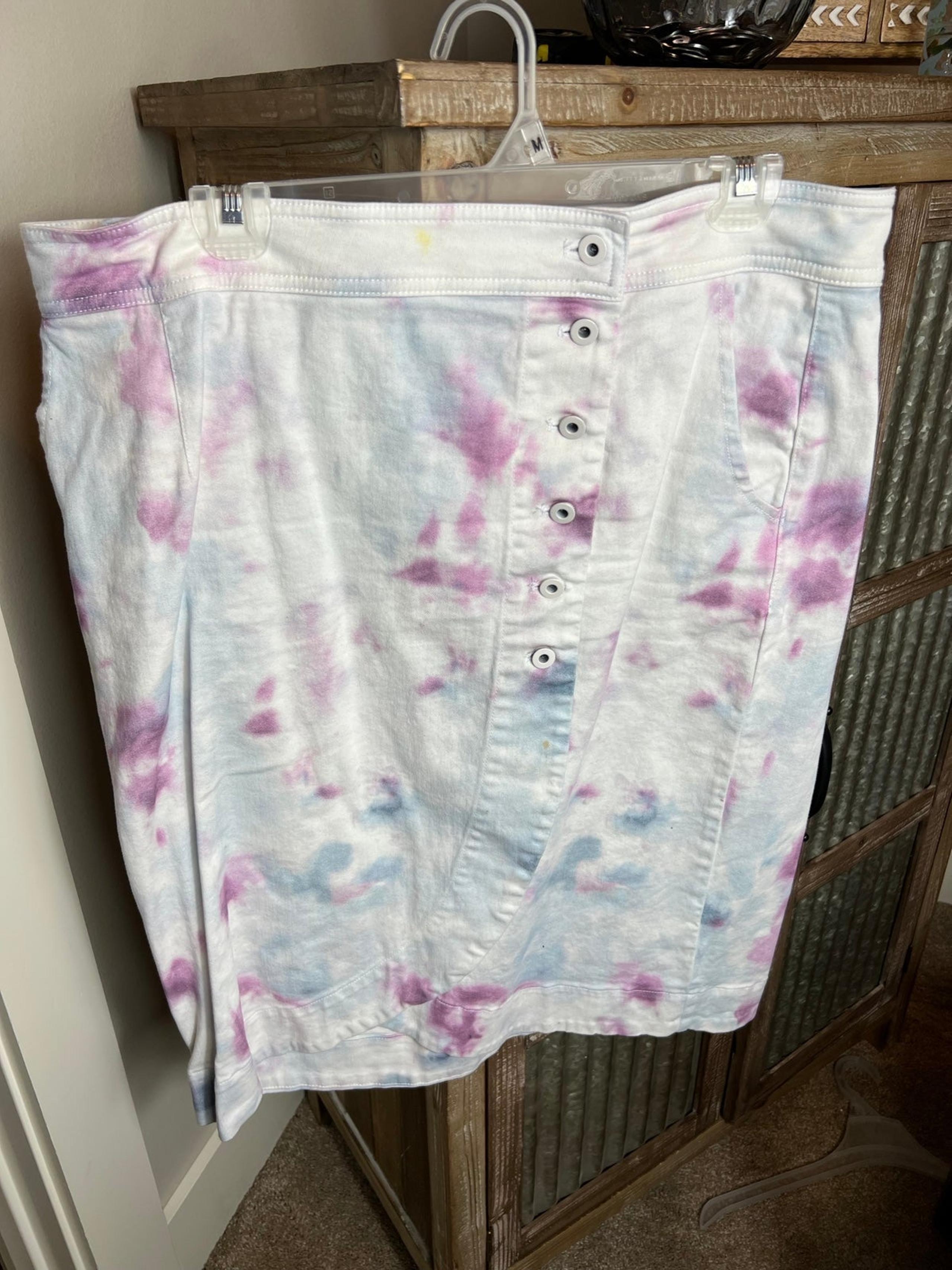 Anthropologie tie dyed skirt size 14 Large