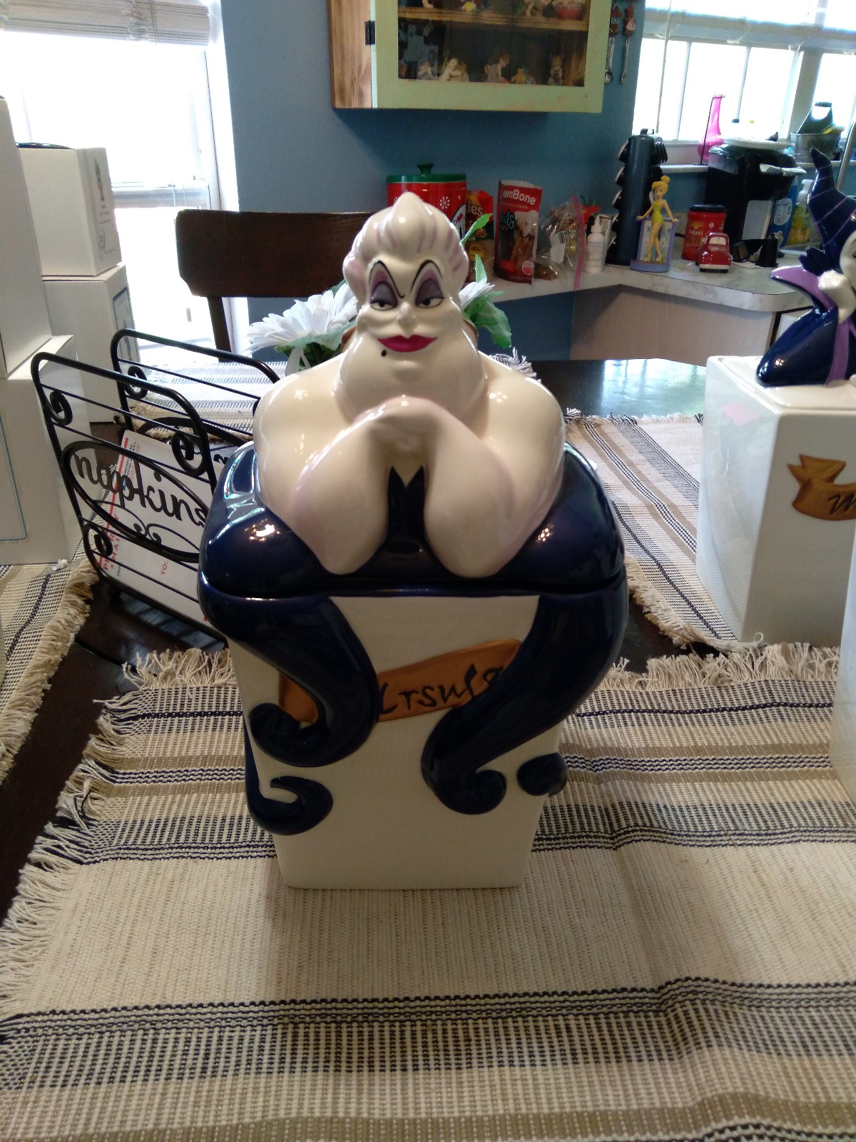 DISNEY URSULA COOKIE JAR RARE