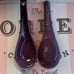 Le Creuset Cassis Purple Asian Chinese Soup Spoon Spoons 6 Set of 2 Authentic