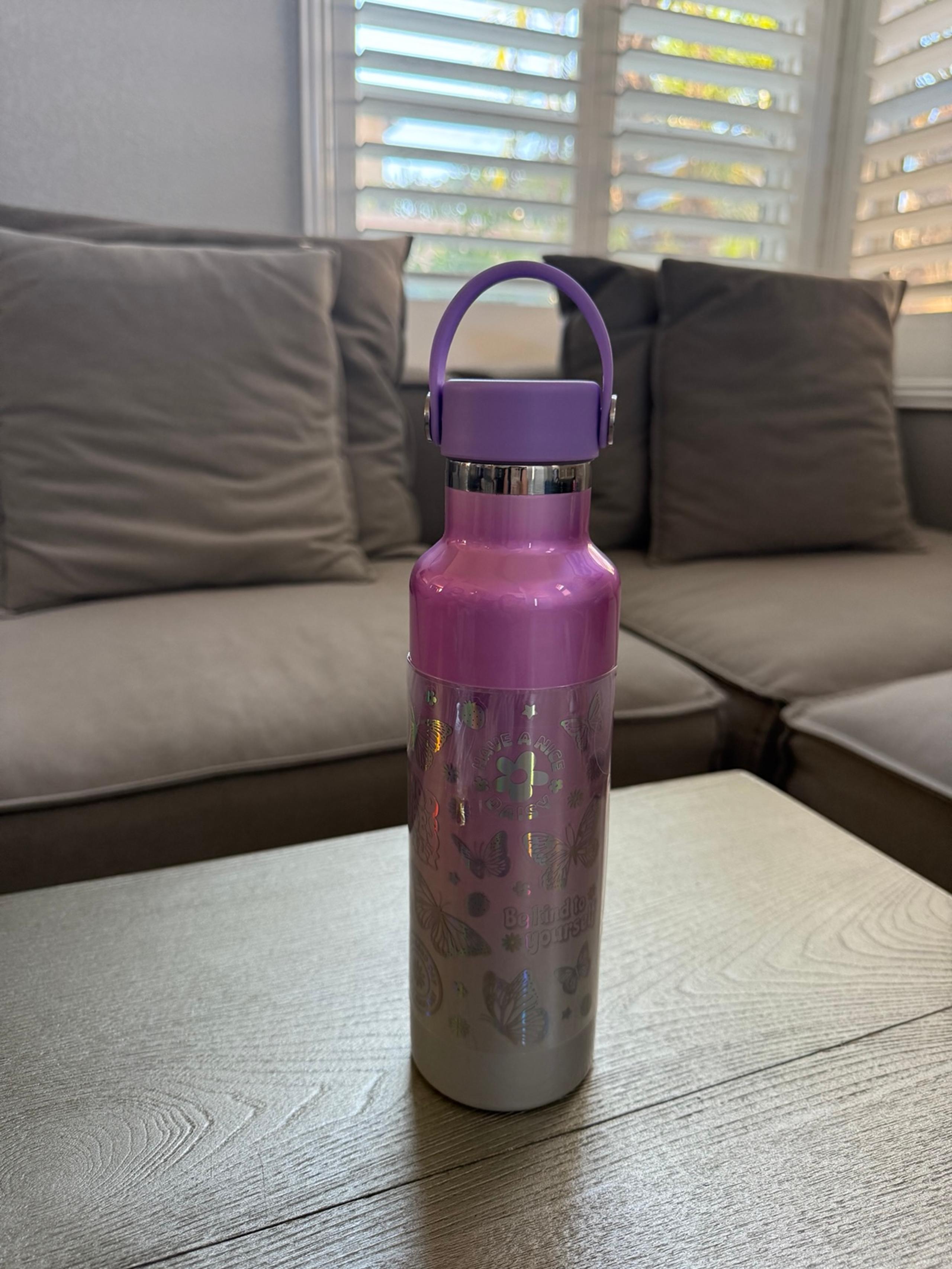 Pottery Barn Kids Purple Spoon & Fork
