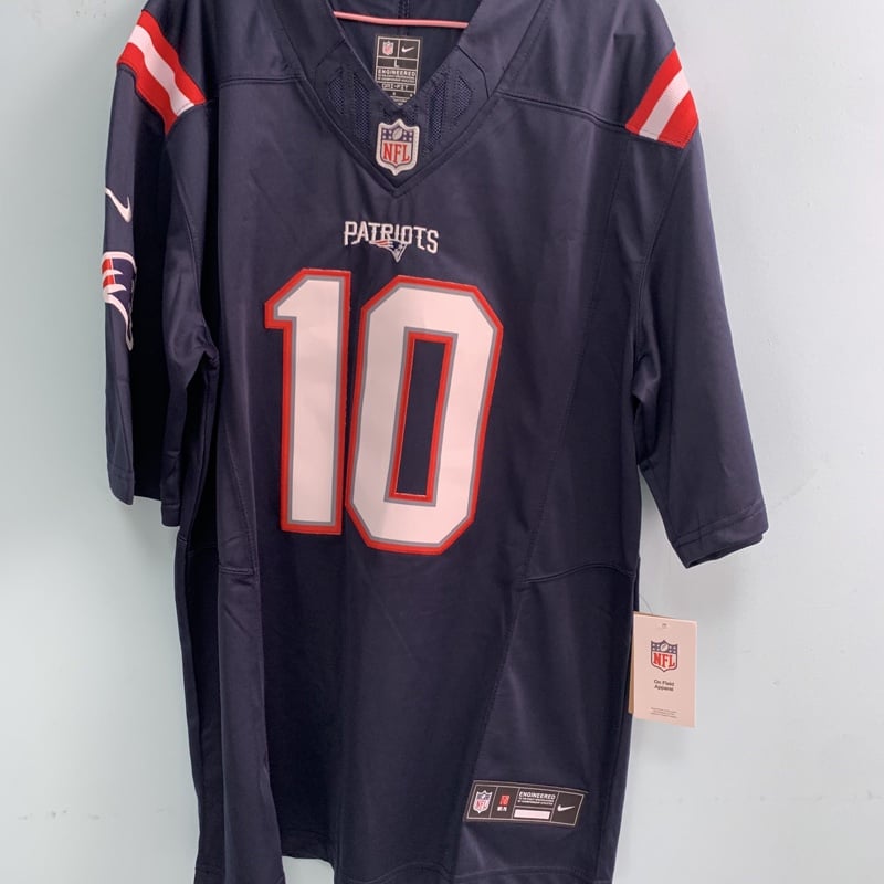 New England Patriots Drake Maye Authentic Nike Jersey