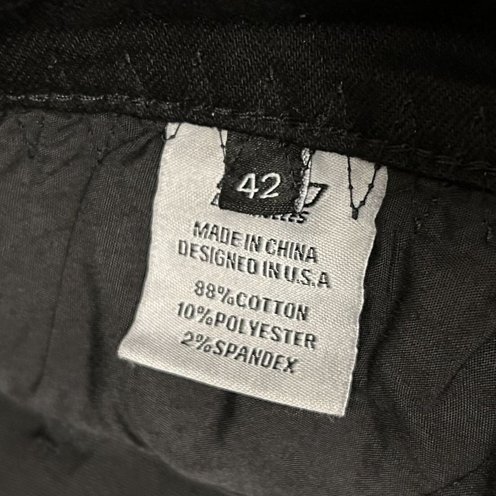 GFTD Los Angeles Black Emo Skinny Jeans Size 42x34 Alt 2010s