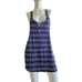 Beach bunny blue striped Gia tank dress cover up Fits Sz S/M