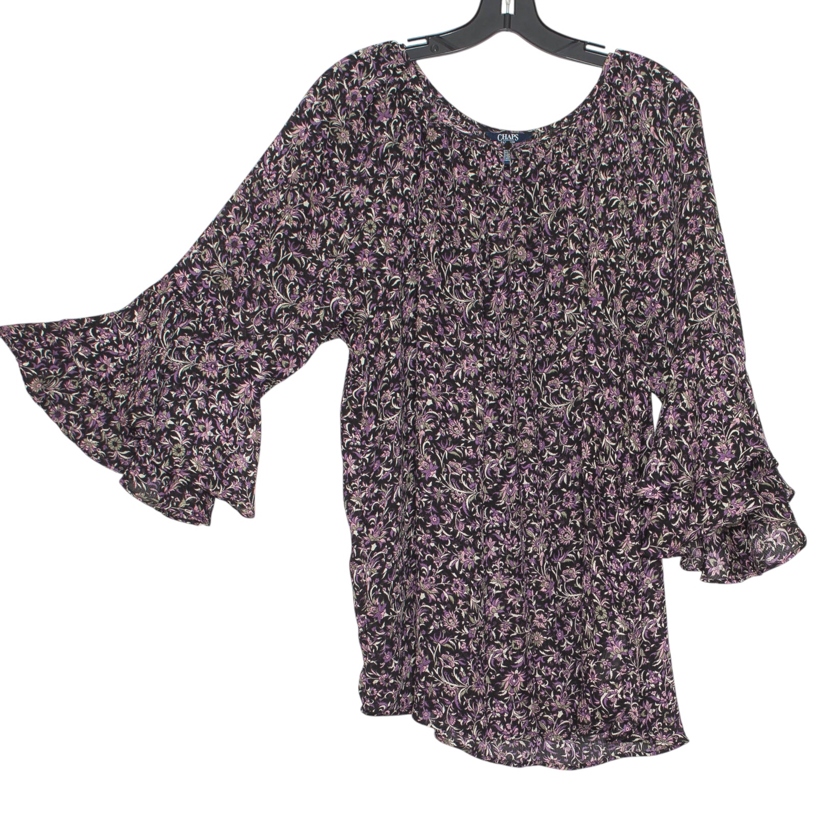 Chaps Top Whimsigoth Boho Romantic Soft Grunge Lolita Fairy Floral Purple XXL
