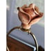 Mid Century Italian Handmade Porcelain Floral Flower Vase Bouquet Tbl. Lamp 25