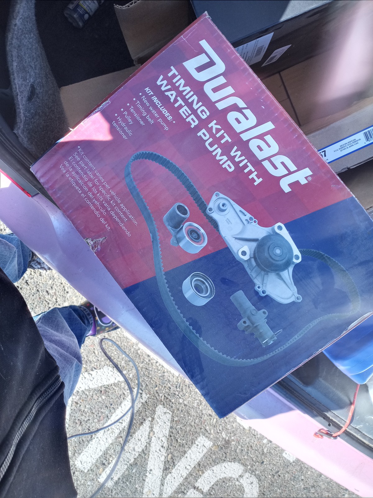 Timing kit with water pump