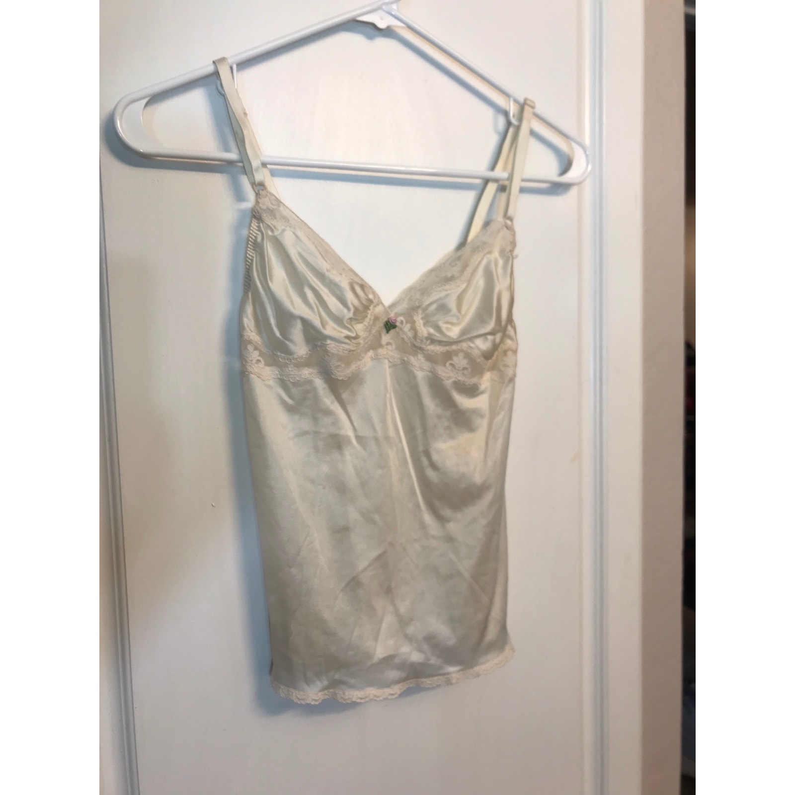 Maidenform delectables vintage delicate dainty intimate tank top