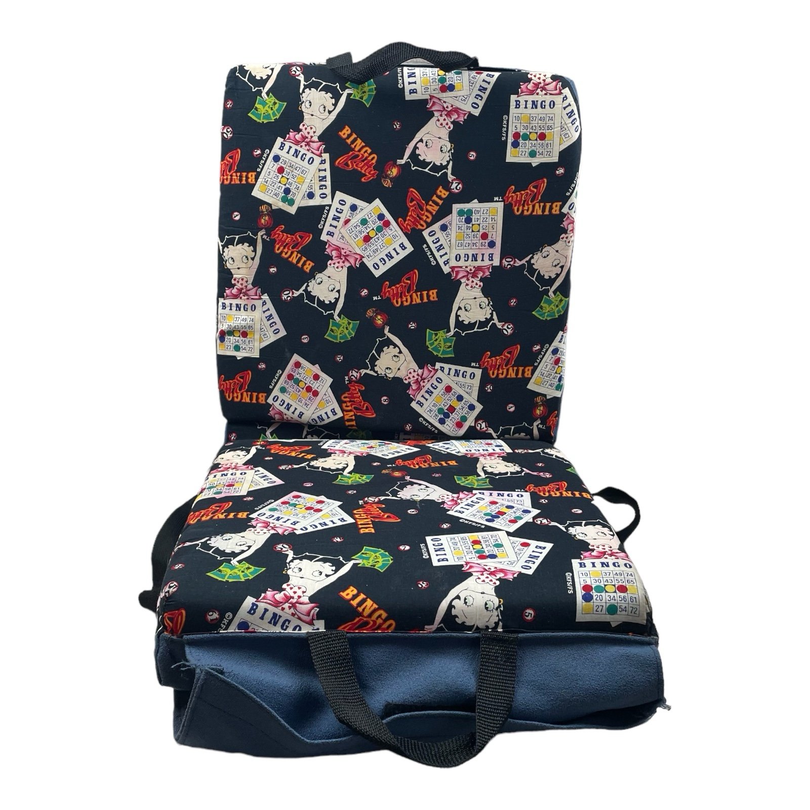 Bingo Betty Boop Double Flolding Bingo Seat Cushion with Handle